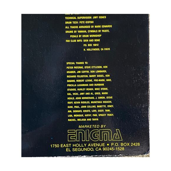 Mark Edwards – Code of Honor LP (1985 Metal Blade) Early US Press VG+ - Picture 9 of 10